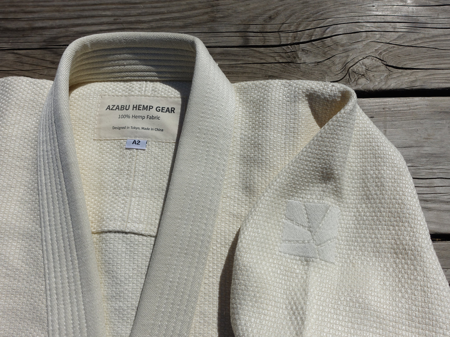 Hemp Training Gi #01 – Natural White